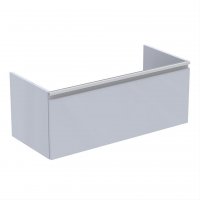 Ideal Standard Tesi Gloss Light Grey 100cm 1 Drawer Vanity Unit