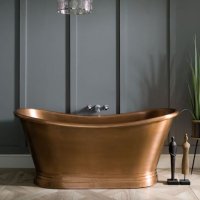 BC Designs 1700mm Antique Copper Boat Bath