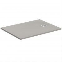 Ideal Standard Grey Concrete Ultraflat S 1000 x 800mm Rectangular Shower Tray