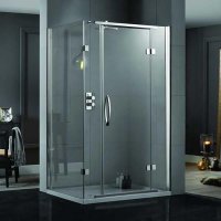 Aquadart Inline 1200 x 800mm 2 Sided Hinged Enclosure - Stock Clearance