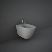 RAK Ceramics Feeling 360mm Wall Hung Matt Grey Bidet