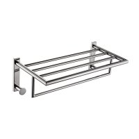 Origins Living G Pro Towel Rack with Robe Hooks - Chrome