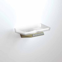 Origins Living S8 Swarovski Soap Dish - Gold