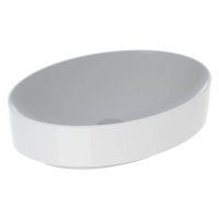 Geberit VariForm 550mm Oval Lay-On Countertop Basin - No Overflow