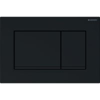 Geberit Sigma 30 Gloss Black/Matt Black/Gloss Black Dual Flush Plate