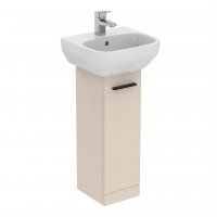 Ideal Standard i.life A 23cm Pedestal Matt Sandy Beige Washbasin Unit