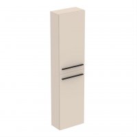 Ideal Standard i.life S 2 Door Compact Tall Column Unit in Matt Sandy Beige