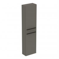 Ideal Standard i.life S 2 Door Compact Tall Column Unit in Matt Quartz Grey