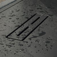 Kudos Connect 2 1200 x 900mm Offset Quadrant Shower Tray With Waste - Slate Finish
