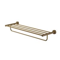 Britton Bathrooms Hoxton Brushed Brass Towel Rack