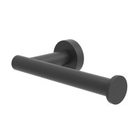 Britton Bathrooms Hoxton Matt Black Single Toilet Roll Holder