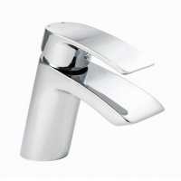 Essential Pisco Mini Basin Mixer Tap with Waste, Chrome