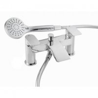 Essential Mantaro Bath Shower Mixer with Kit, Chrome