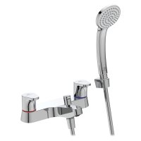 Ideal Standard Cerabase Dual Control Bath Filler with Shower Set