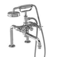 Arcade Deck Mounted Bath Shower Mixer (Chrome)
