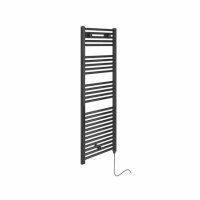 Essential Straight Electric Anthracite 1375 x 480mm Towel Warmer