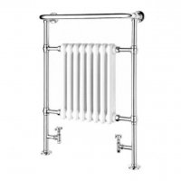 Essential Taurus White/Chrome 965 x 673mm Towel Warmer