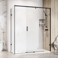 Roman Liberty 8mm Sliding Door Left Hand 1400 x 900mm (Corner Fitting)