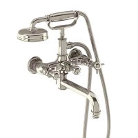 Arcade Wall Mounted Bath Shower Mixer (Nickel)