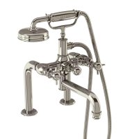 Arcade Deck Mounted Bath Shower Mixer (Nickel)