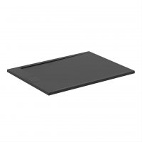 Ideal Standard i.life Ultra Flat S 1200 x 800mm Rectangular Shower Tray with Waste - Jet Black