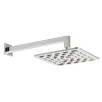 Vado Geometry 250mm Square Shower Head and Arm