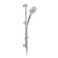 Vado Nebula Round 3 Function Slide Rail Shower Kit with Smooth Hose