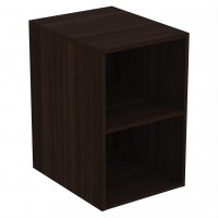 Ideal Standard i.life B Coffee Oak Side Unit for Vanity Basins with 2 Shelves