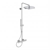 Ideal Standard Ceratherm T125 Exposed Thermostatic Round Chrome Shower Pack