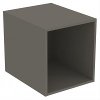 Ideal Standard i.life B Matt Quartz Grey Side Unit for Vanity Basins with 1 Shelf