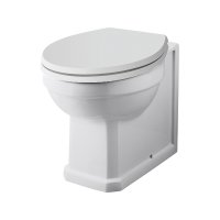 Harrogate Back to Wall Toilet & Arctic White Soft Close Seat