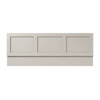 Harrogate Dovetail Grey 1700mm Wooden Bath Panel