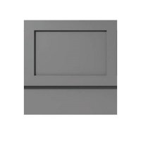 Harrogate Spa Grey 700mm Wooden End Bath Panel