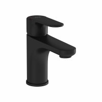 Vitra Root Round Compact Basin Mixer - Matt Black