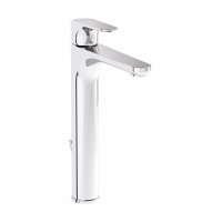 Vitra Root Tall Basin Mixer with Pop-up Waste - Chrome