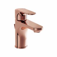 Vitra Root Compact Basin Mixer with Pop-up Waste - Copper
