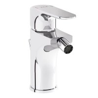 Vitra Root Bidet Mixer with Pop-up Waste - Chrome