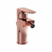 Vitra Root Bidet Mixer with Pop-up Waste - Copper
