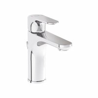 Vitra Root Basin Mixer with Pop-up Waste - Chrome