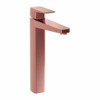 Vitra Root Square Tall Basin Mixer for Bowls - Copper