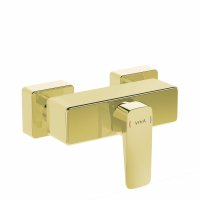 Vitra Root Square Shower Mixer - Gold