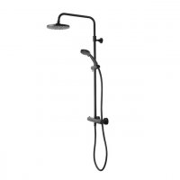 Tavistock Merit Dual Function Diverter Bar Valve Shower System - Black