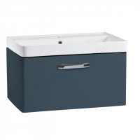 Tavistock Compass 800mm Wall Mounted Unit and Basin - Oxford Blue