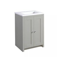 Tavistock Lansdown Pebble Grey 600mm Underslung Unit & Basin