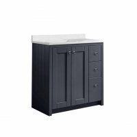 Tavistock Lansdown Matt Dark Grey 800mm Underslung Unit & Basin