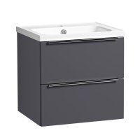 Tavistock Cadence Storm Grey 500mm Wall Mounted Unit & Basin