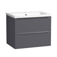 Tavistock Cadence 600mm Wall Mounted Vanity Unit - Storm Grey