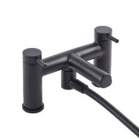 Tavistock Anthem Deck Mounted Bath Shower Mixer - Black