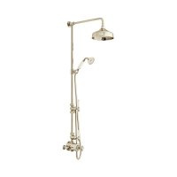 Booth & Co. Axbridge Cross 2 Outlet Exposed Shower Column - Nickel