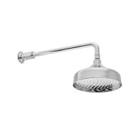 Booth & Co. Axbridge 200mm Shower Head and Arm - Chrome